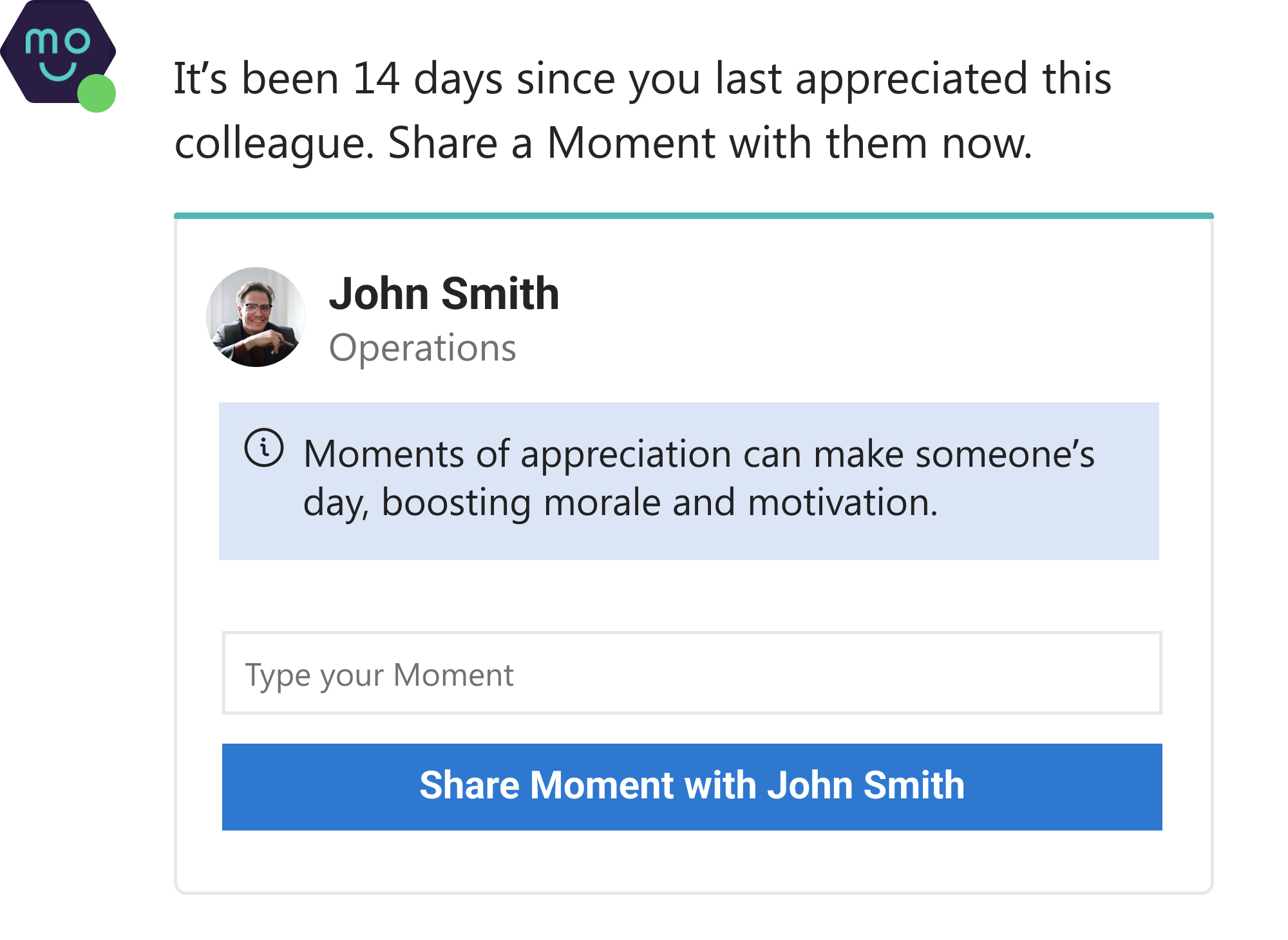 Mo integrates with Microsoft Teams
